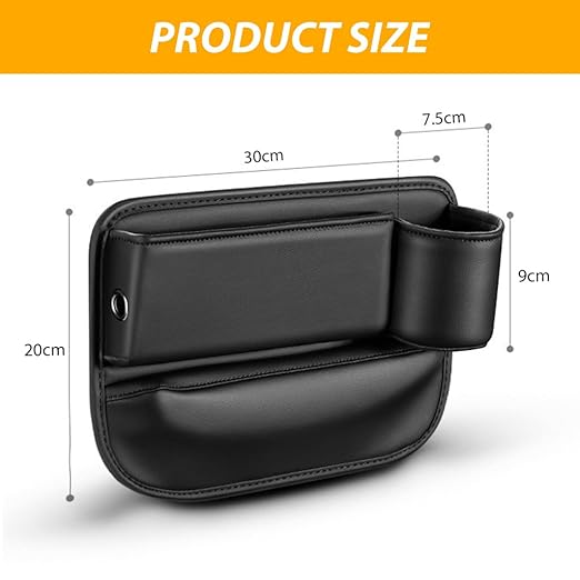 Imported Pack Of 2 Car Seat Gap Filler (Allow to Open)