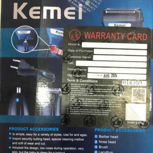 Original Kemei KM-6330 (3 In 1) Grooming Kit (6 Month Warranty) ALLOW TO OPEN