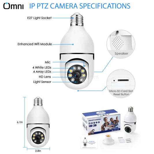 Original V380 Pro 4MP Wireless CCTV Camera 360 Degree Ip65 Water Proof  (Allow to Open)