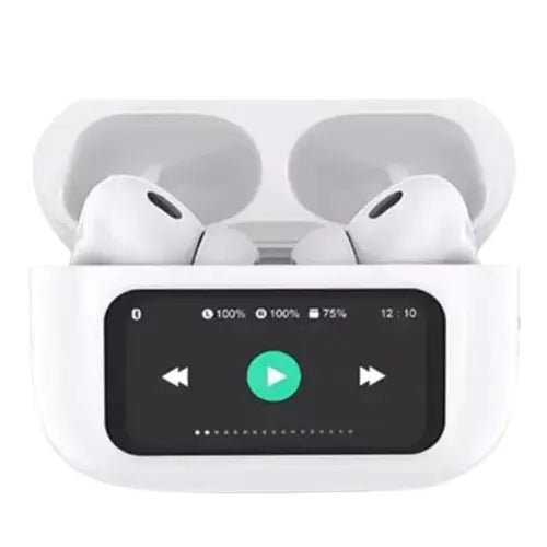 A9 Pro LED Display Earbuds with ANC/ENC (Allow to Open)