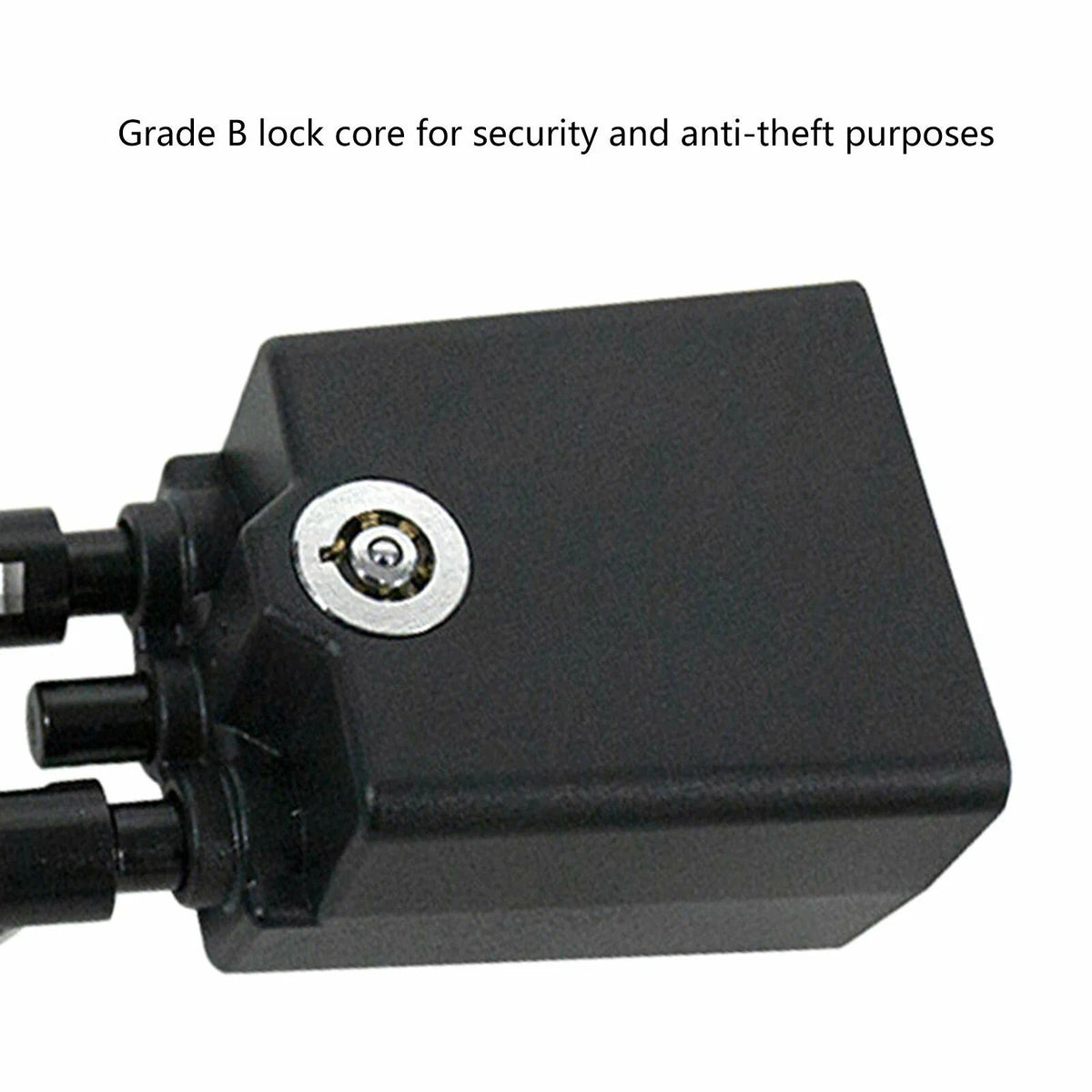 Universal Car Seat Belt Steering Wheel Steel Wire Lock (ALLOW TO OPEN)