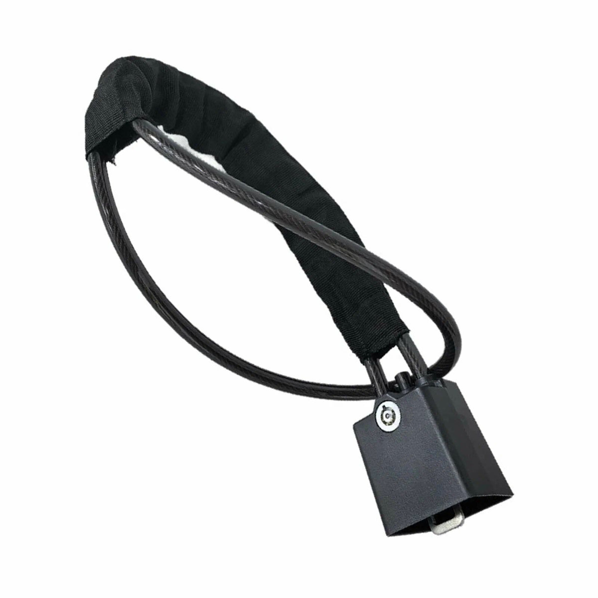 Universal Car Seat Belt Steering Wheel Steel Wire Lock (ALLOW TO OPEN)