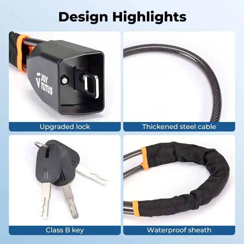 Universal Car Seat Belt Steering Wheel Steel Wire Lock (ALLOW TO OPEN)