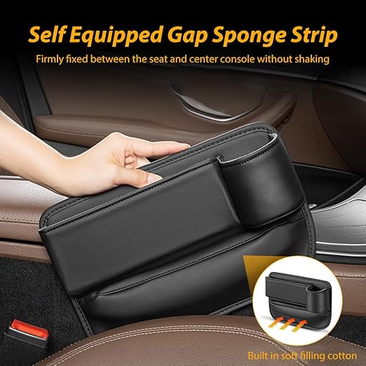 Imported Pack Of 2 Car Seat Gap Filler (Allow to Open)